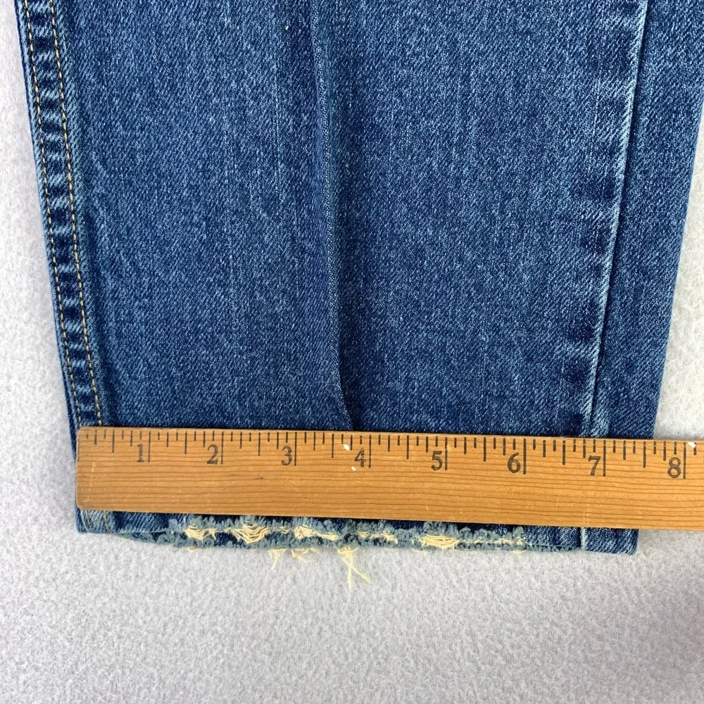 Levis 511 Slim Jeans Mens W40 L30 Blue Distressed Denim Straight Leg